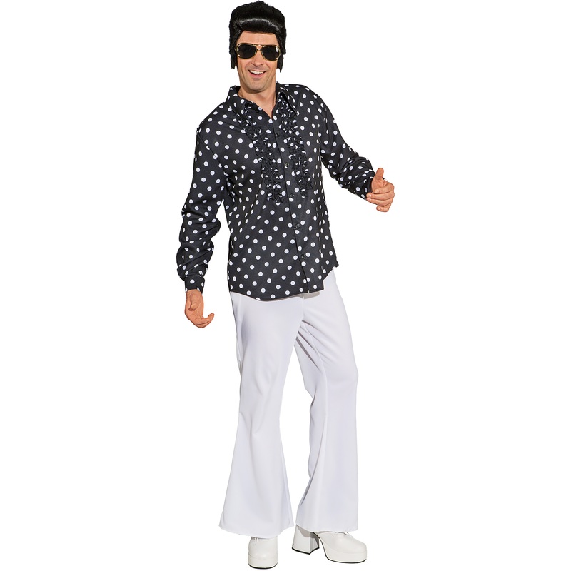 White flared trousers for men 48-50