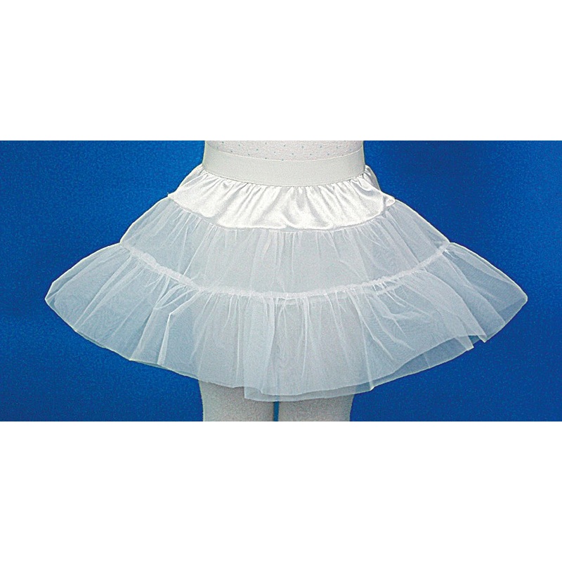 White tulle petticoat for children 128