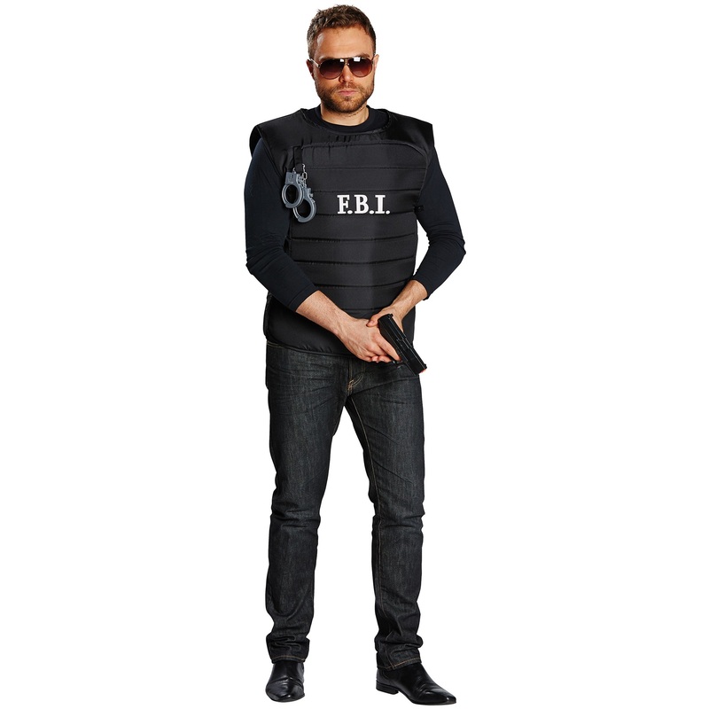 Black FBI agent vest 52
