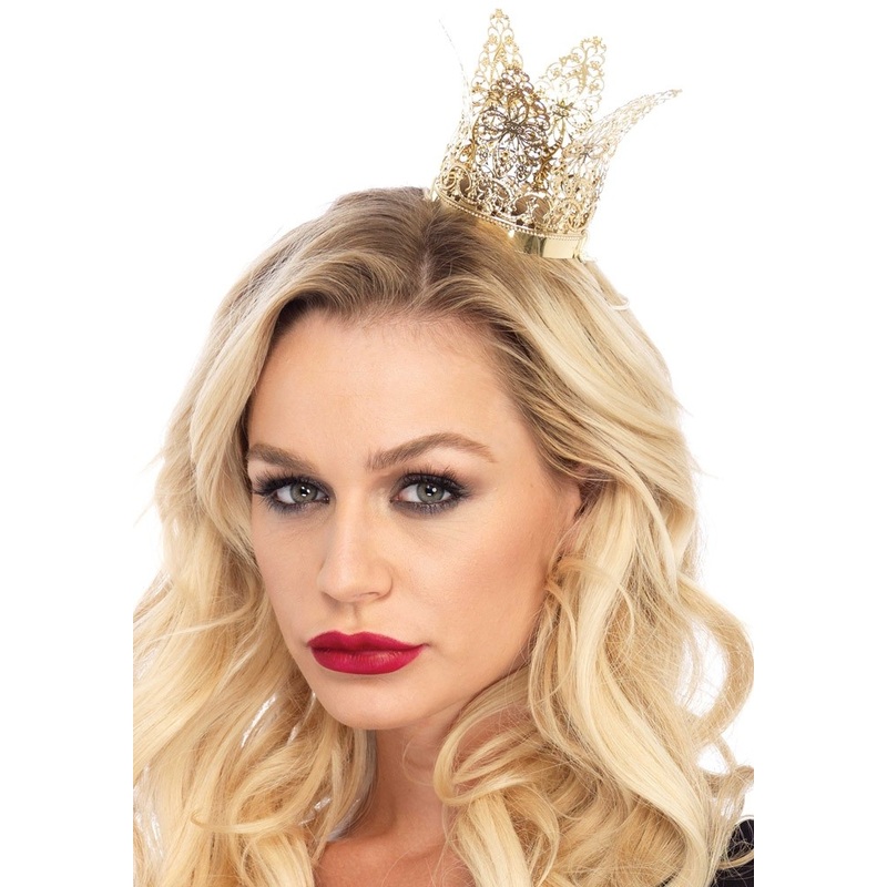 Delicate mini crown in gold