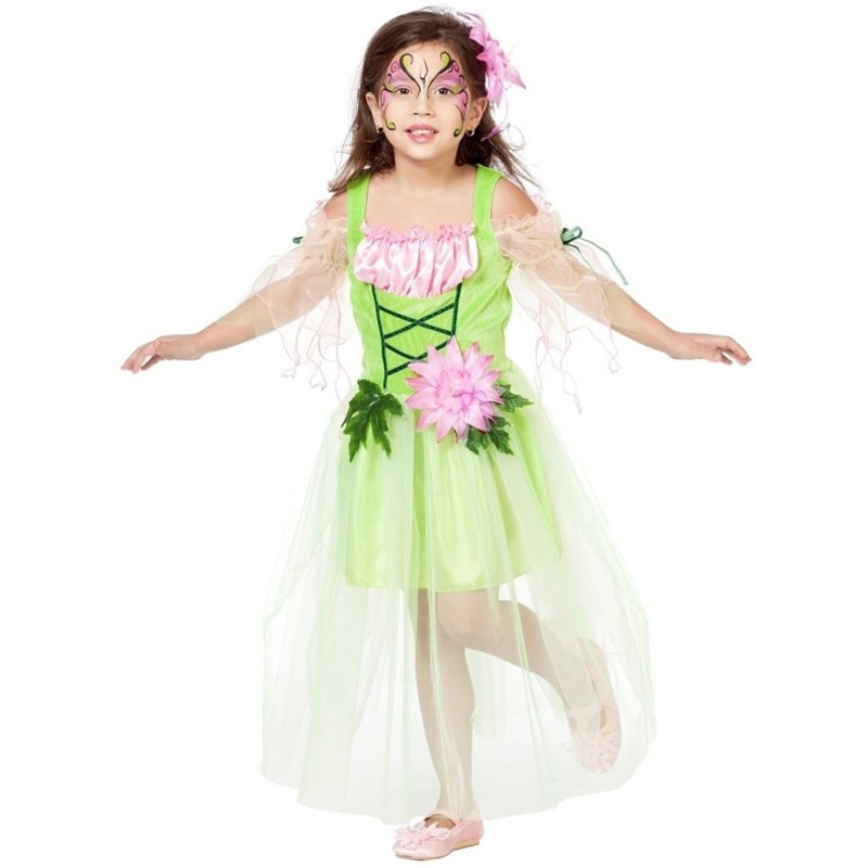 Flower fairy Rosalie costume for girls 104