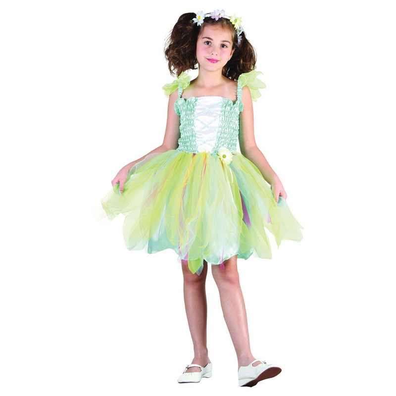 Forest fairy Elli green girl costume M