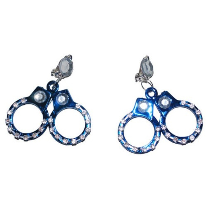 Police handcuff earrings