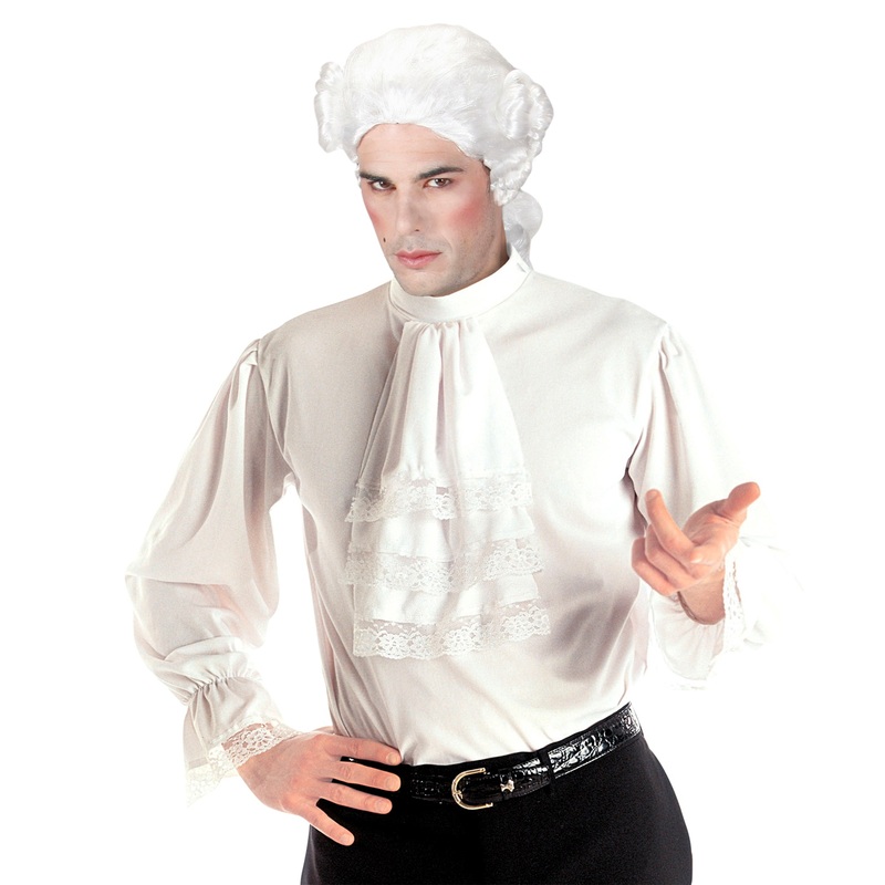 Ruffle shirt Jabot white M-L