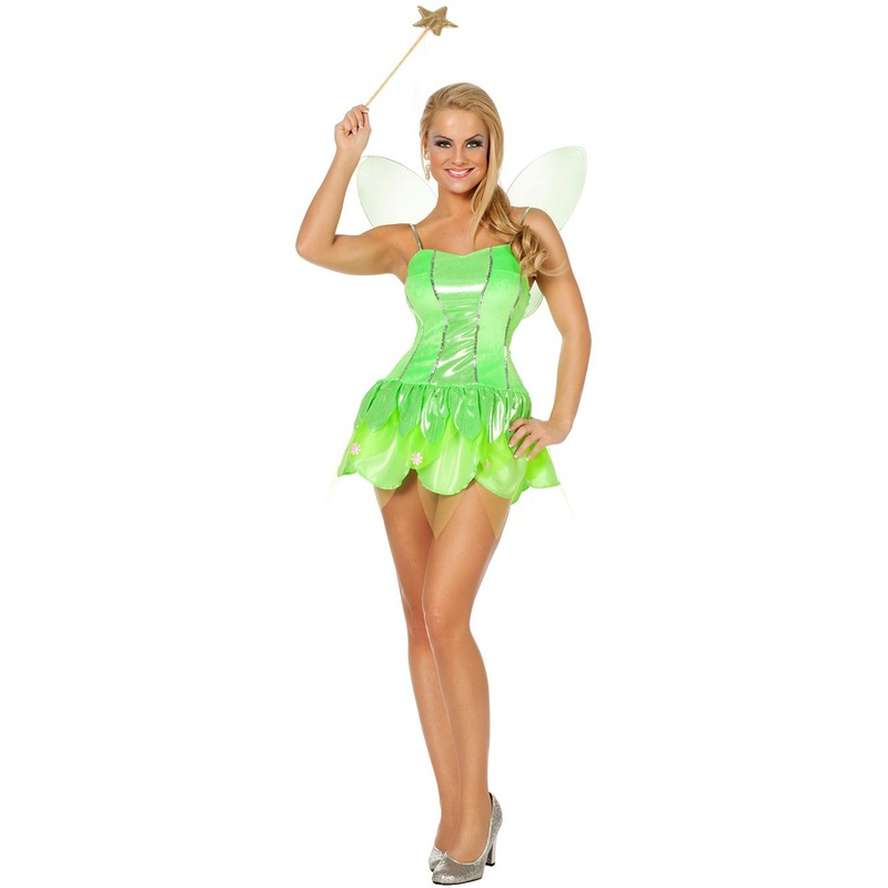 Sexy fairy dress green ladies 34