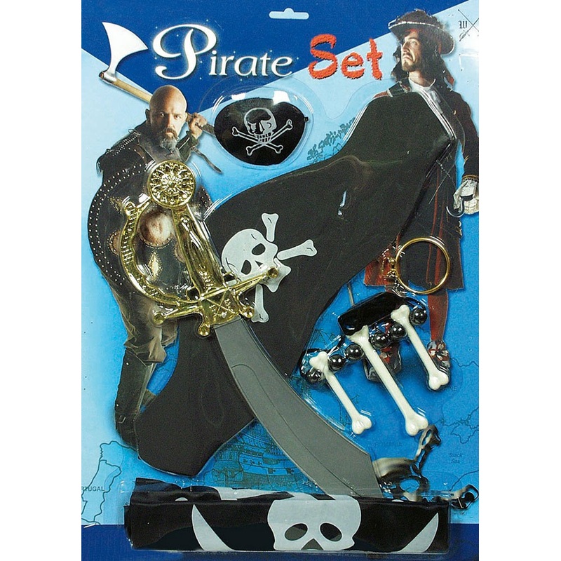 5-piece pirate disguise set