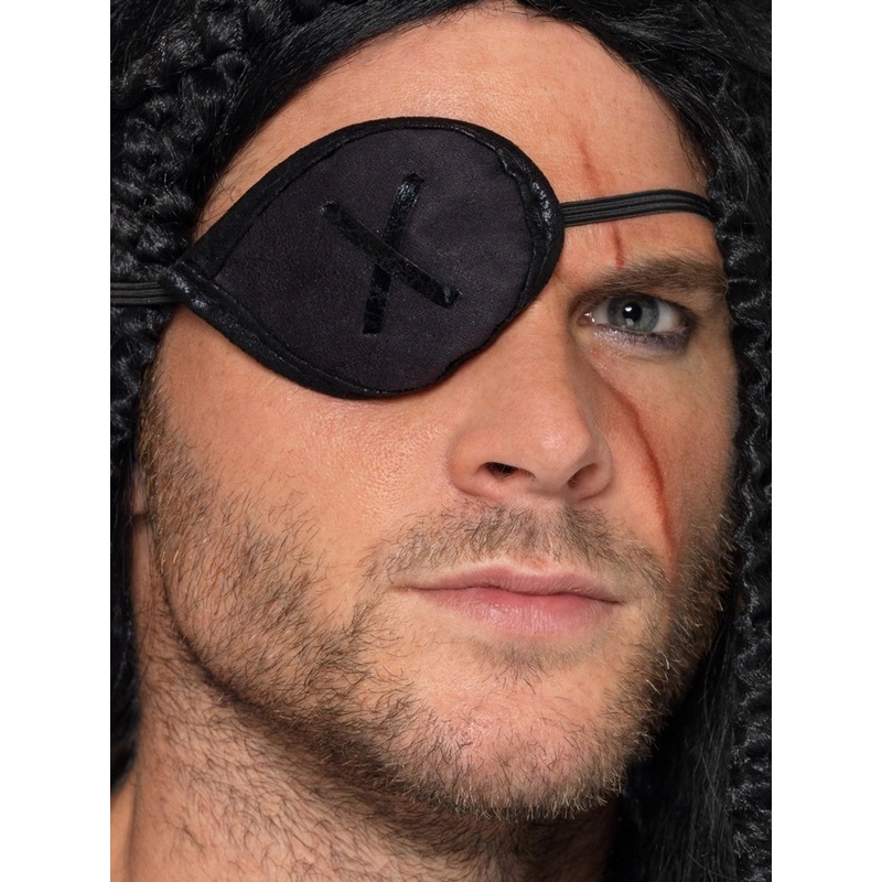 Black Captain Joe pirate eye patch