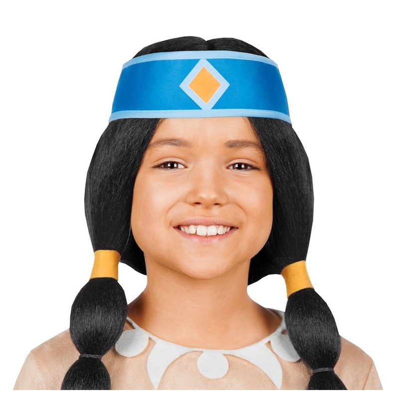 Blue Indian headband for children