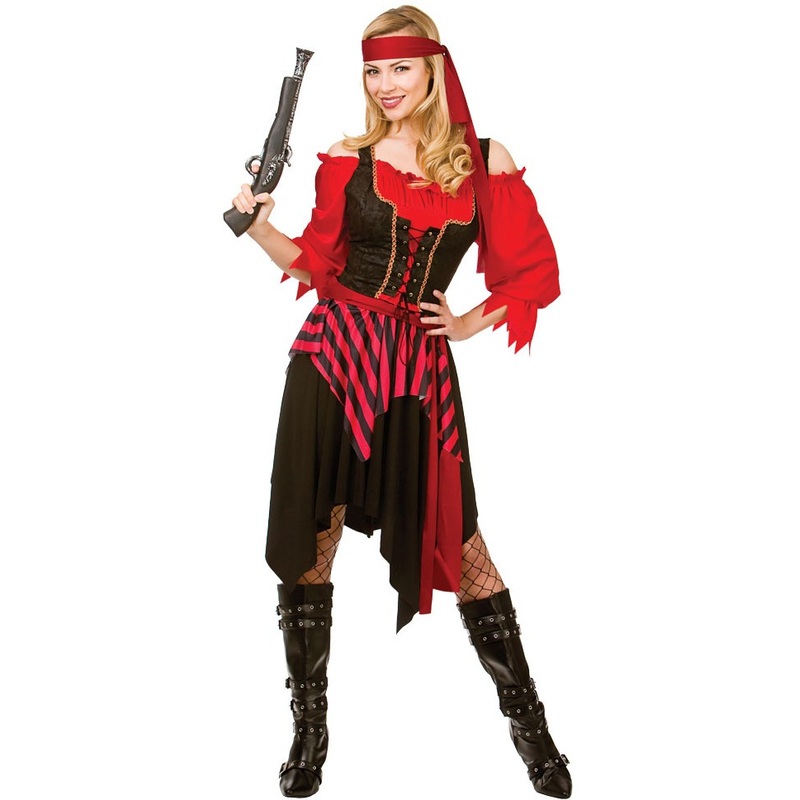 Bossy Narrey pirate ladies costume XS