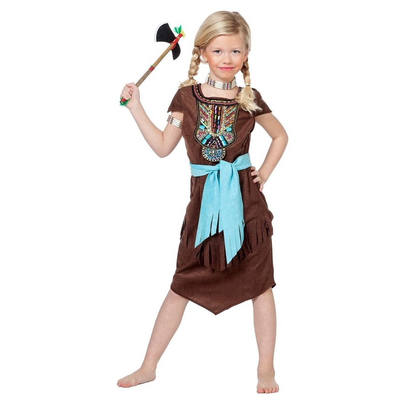 Brave Indian girl child costume 116