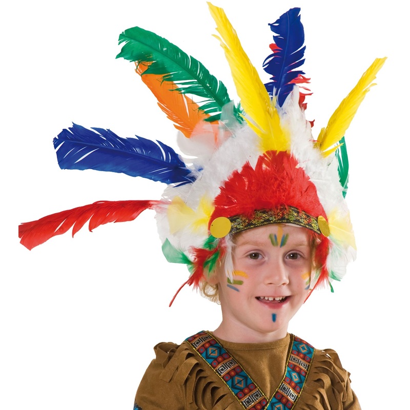 Colorful Indian children headdress