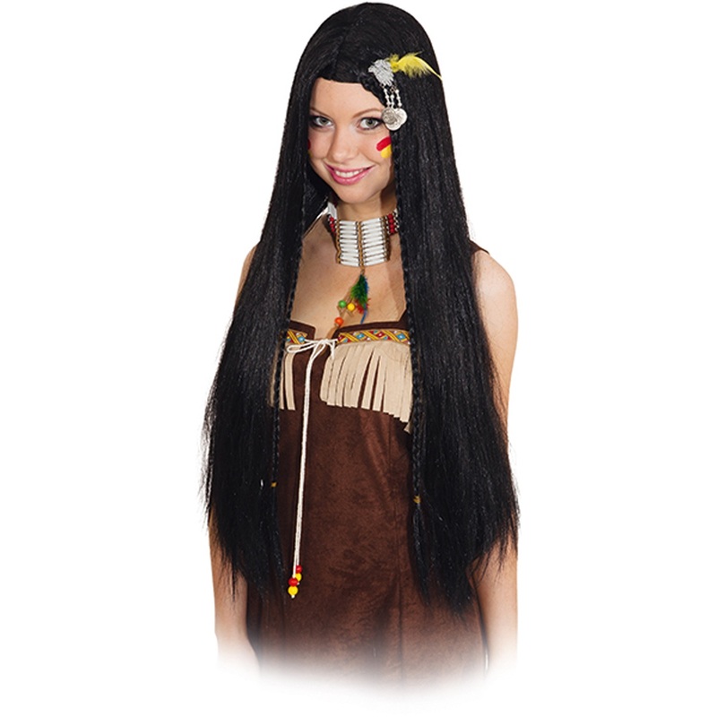 Long Indian woman night sun wig