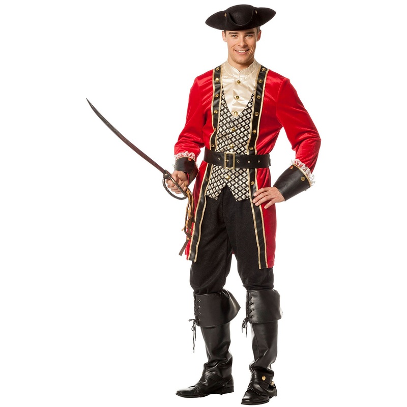 Noble pirate captain Jay costume 48