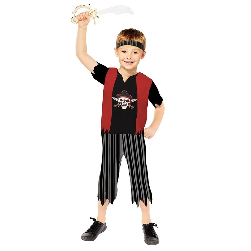 Piet pirate children's costume complete set