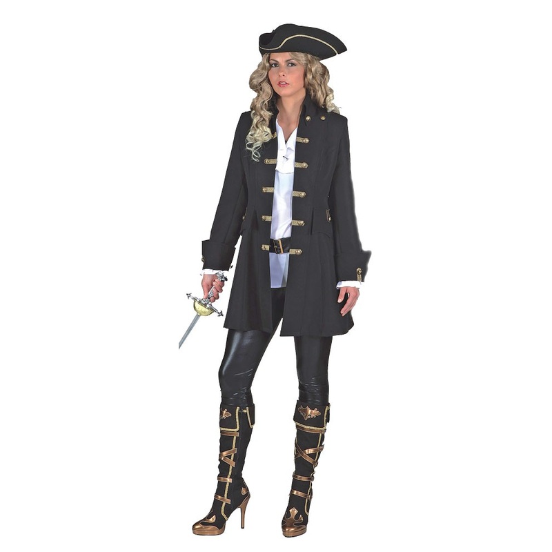 Pirate coat Mary Read women black 36