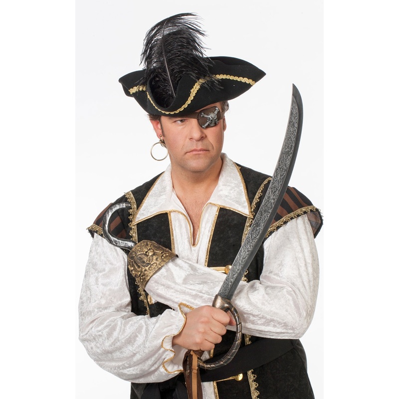 4-piece pirate costume accessories set