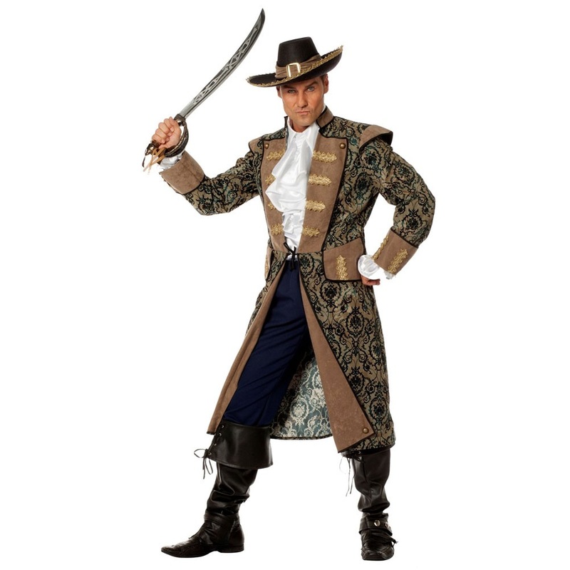 Baroque pirate hero men's costume 50