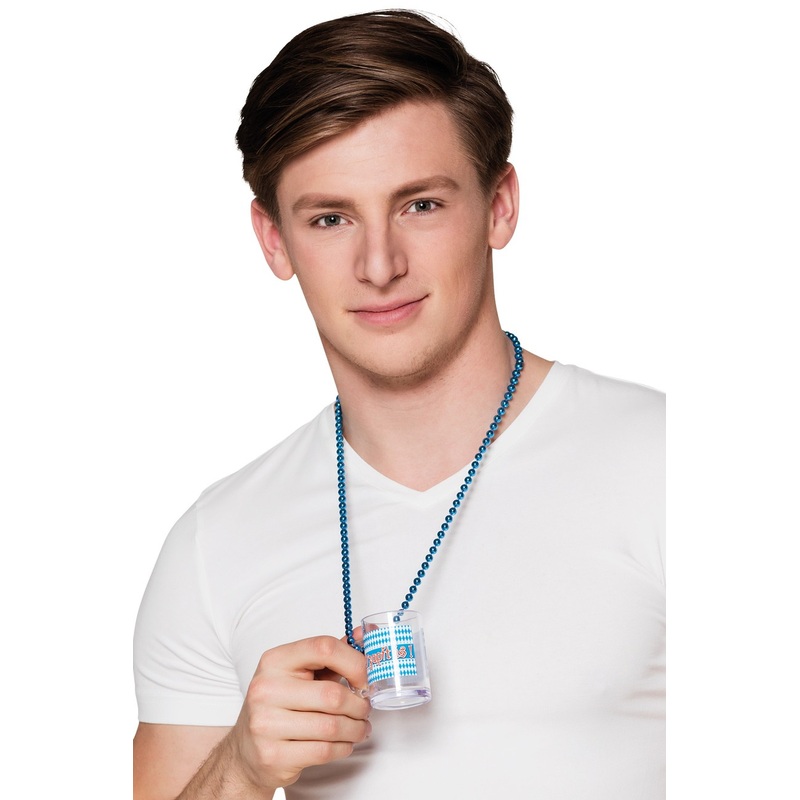 Bavaria shot glass with necklace