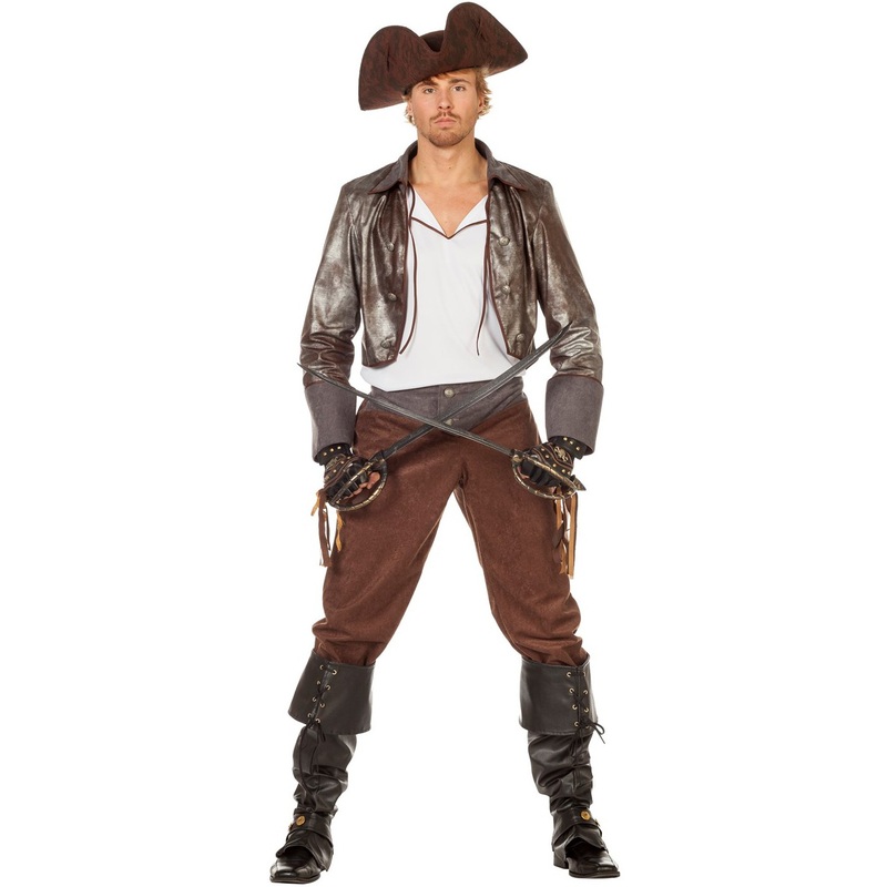Caribbean privateer mens costume 48