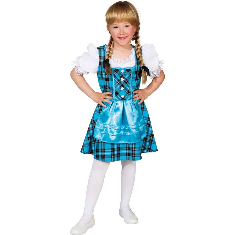 Magda Dirndl children's costume in blue 128