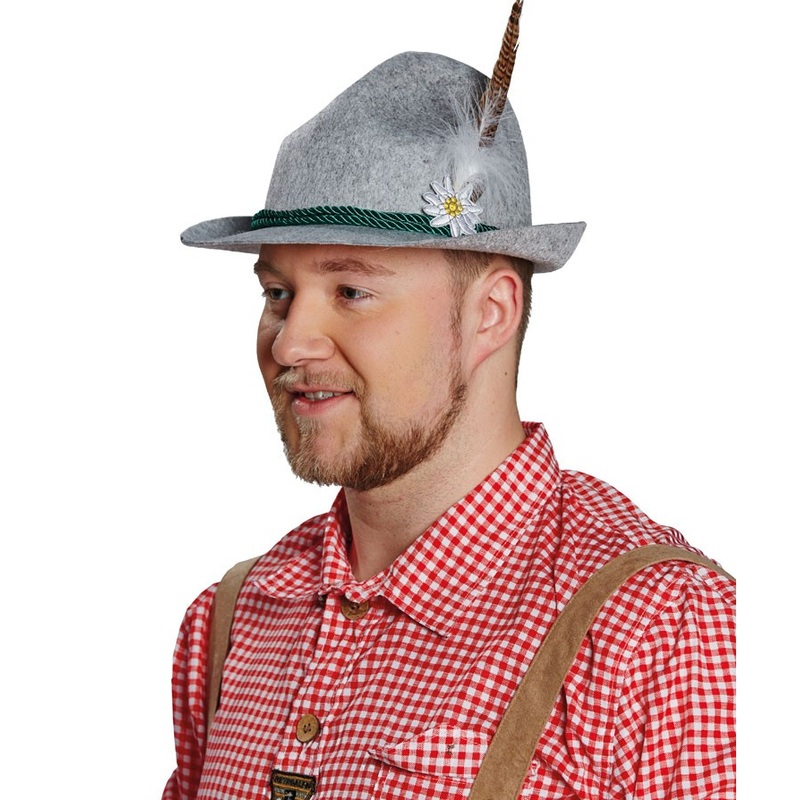 Men's traditional hat in gray