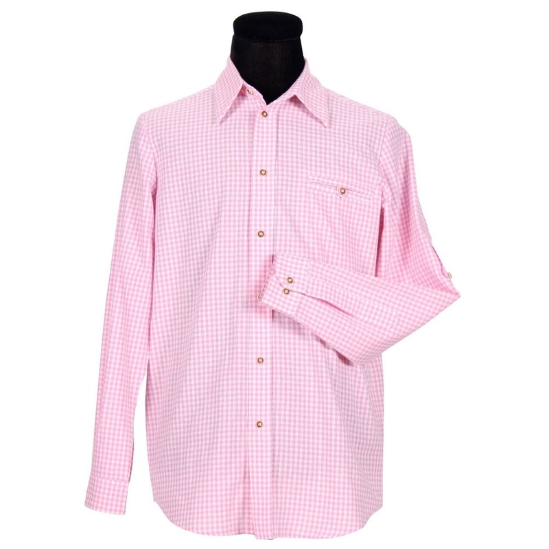 Pink traditional shirt Damian XS