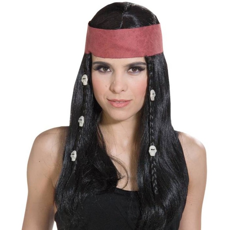 Pirate wig with bandana