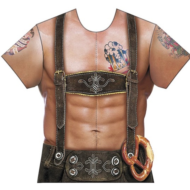 Sexy Zanko Lederhosen 3D shirt S