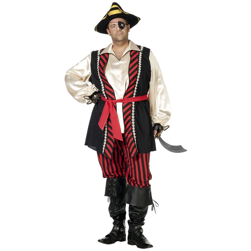 XXL pirate pirate men's costume 60