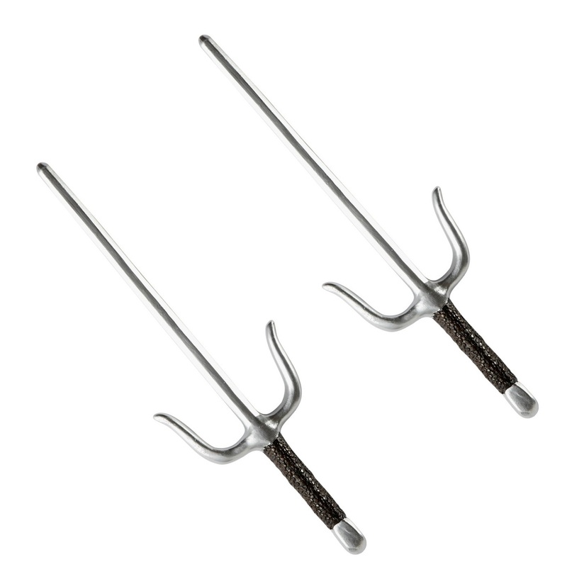 2 Sai Sai forks weapon dummies 42cm