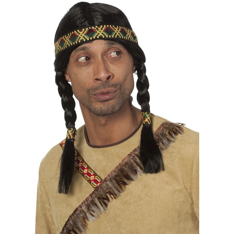 Black Cherokee Indian wig