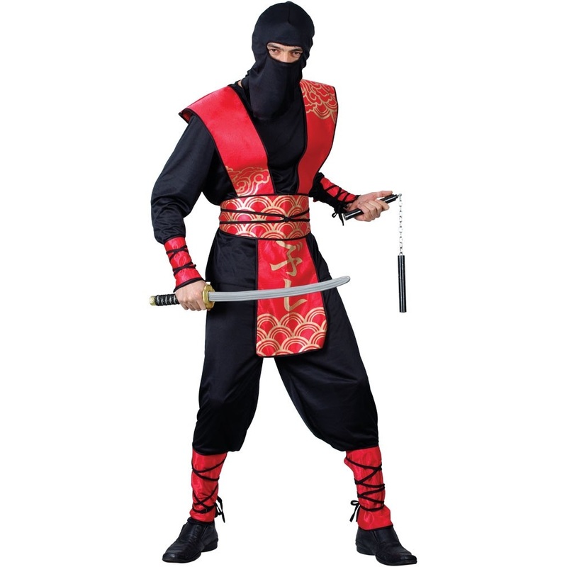 Black guard ninja costume S