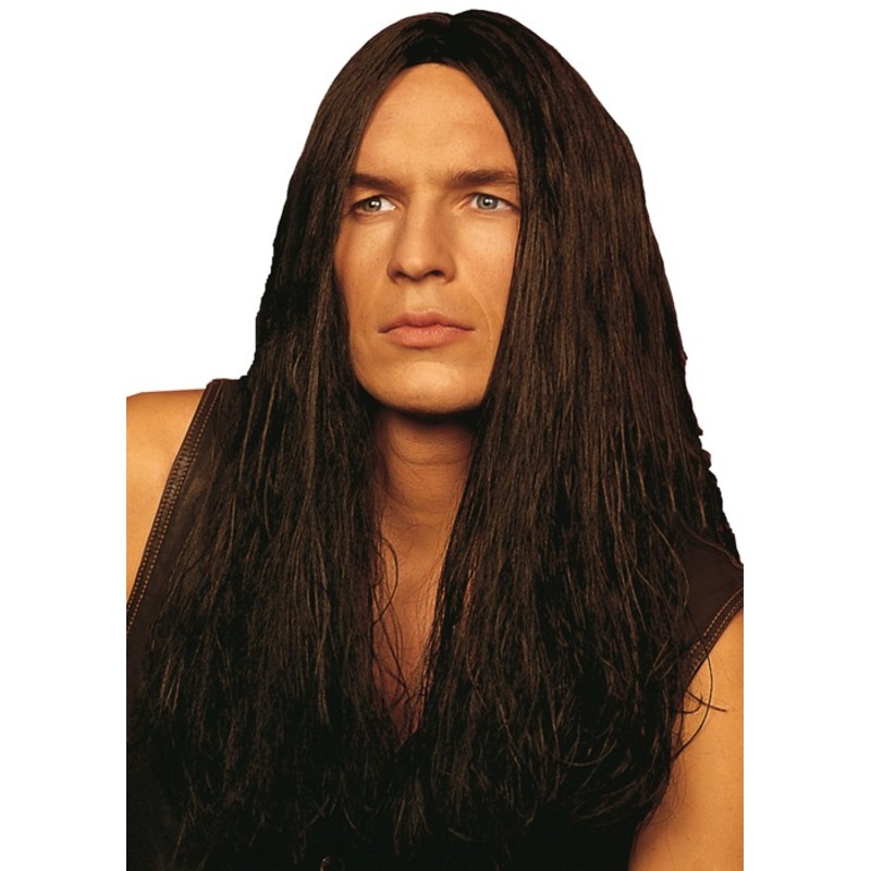 Brown Indian wig with long hair