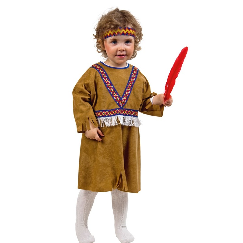 Child Indian costume brown