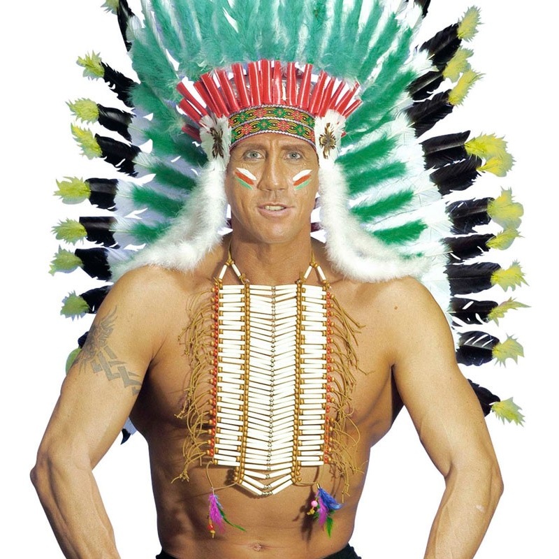 Indian chief breast ornament