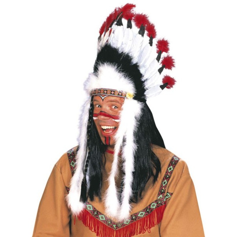 Indian chief feather headdress
