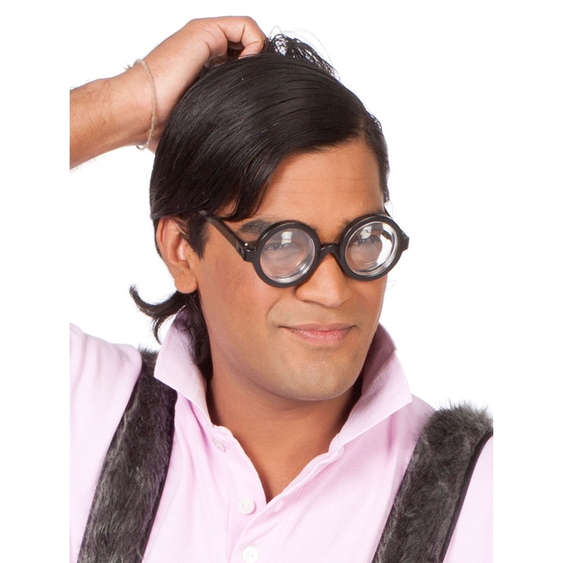 Nerd glasses with eye reduction