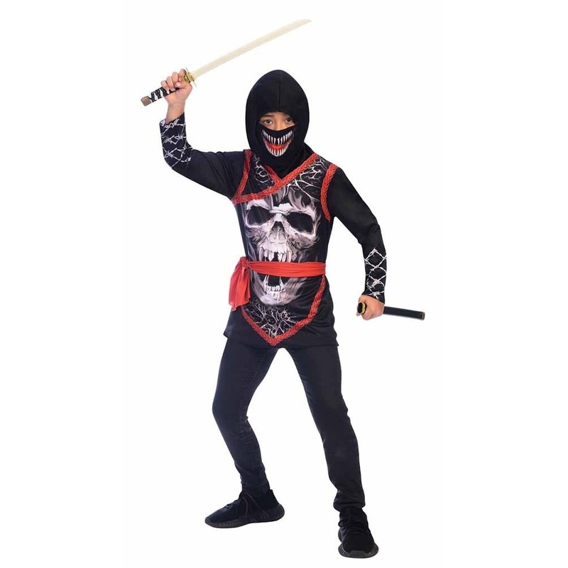 Ninja skull child costume