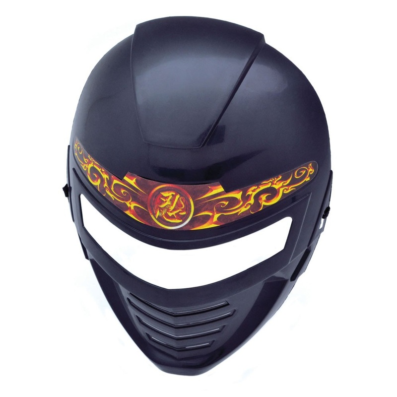 Ninja warrior mask made of hard plastic