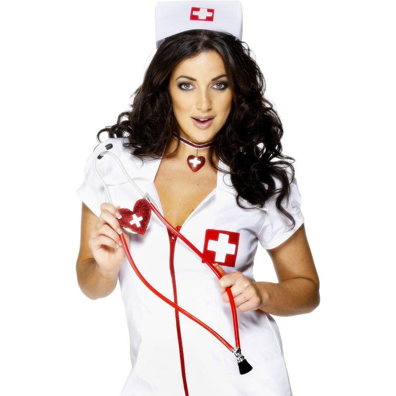 Nurse stethoscope with heart