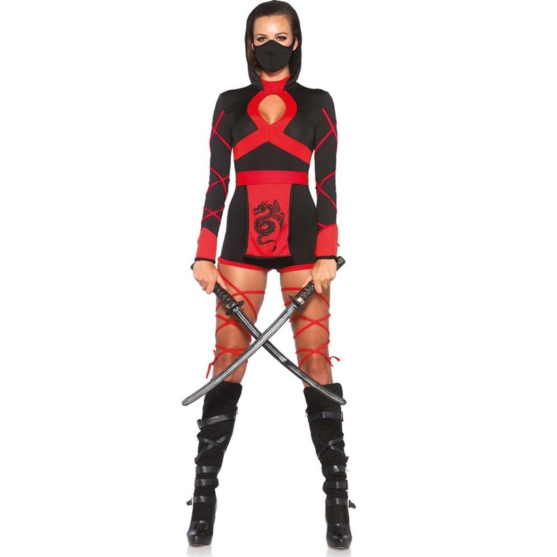 Sexy ninjalady ladies costume S