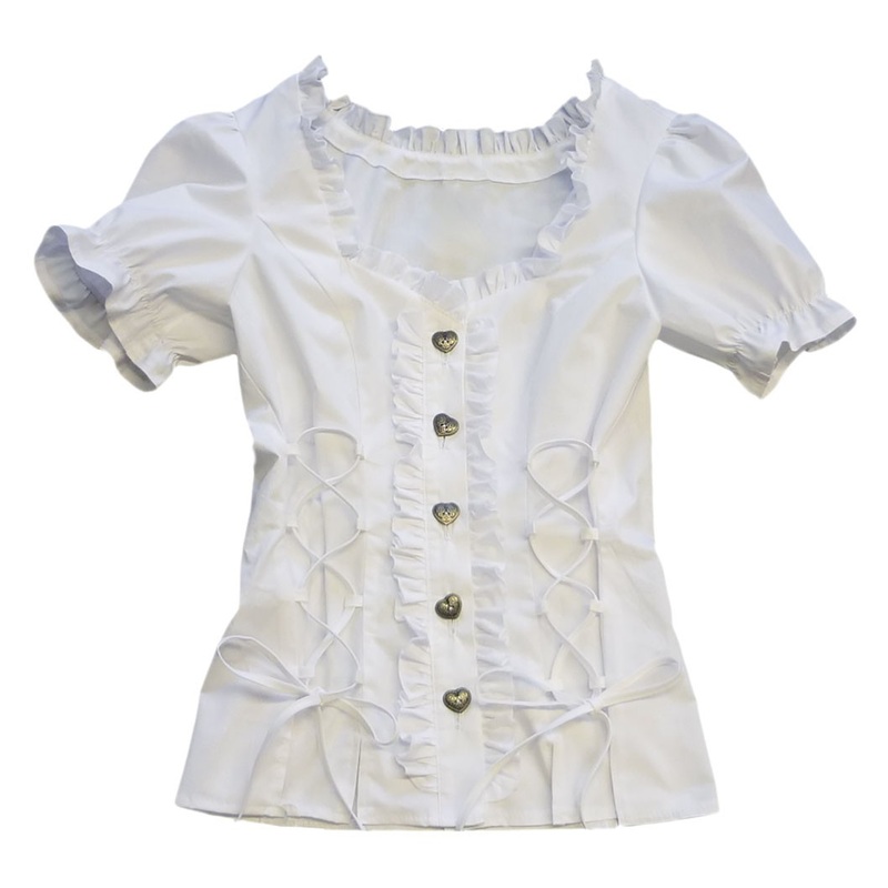 Traditional blouse Linnea white 36