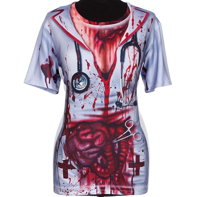 Zombie Nurse Ladies T-Shirt