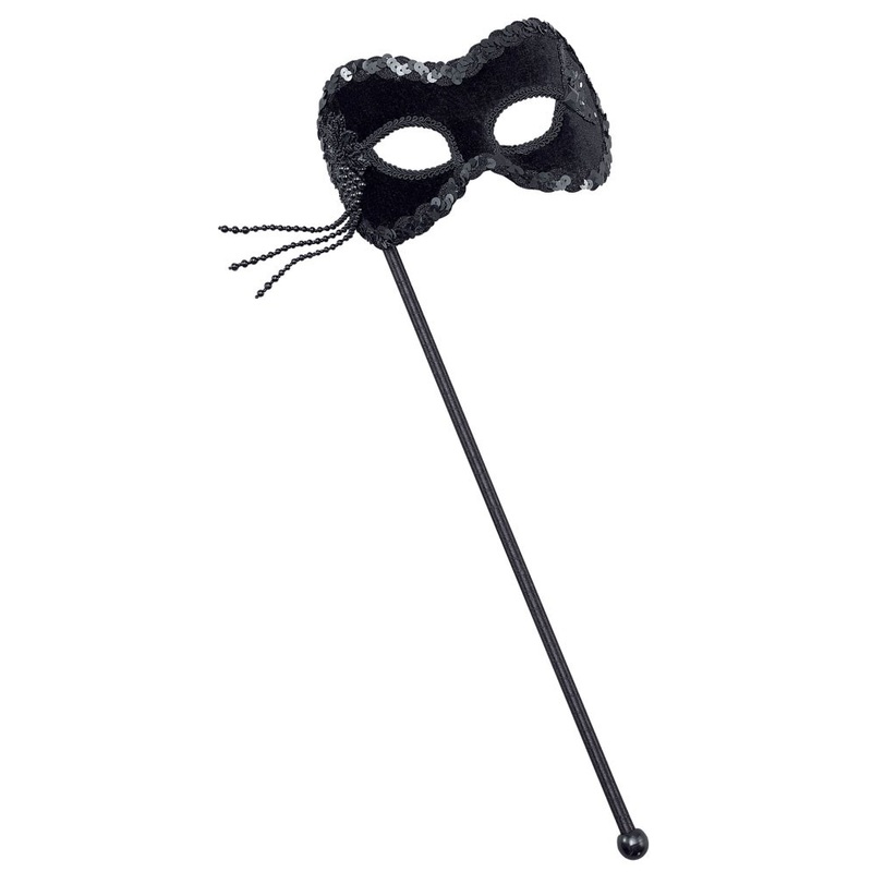 Black stick mask