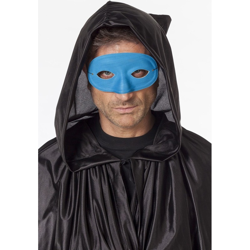 Blue domino masquerade