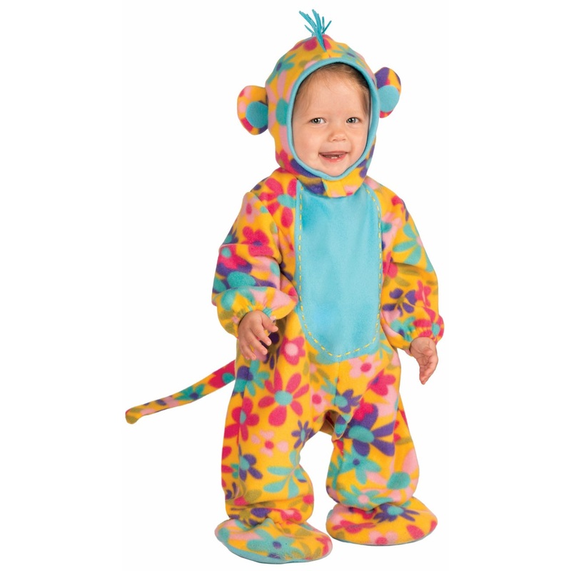 Colorful baby monkey child costume
