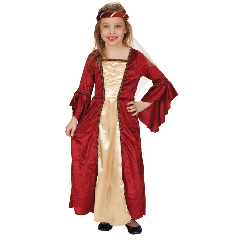 Graceful damsel Isolde child costume 104