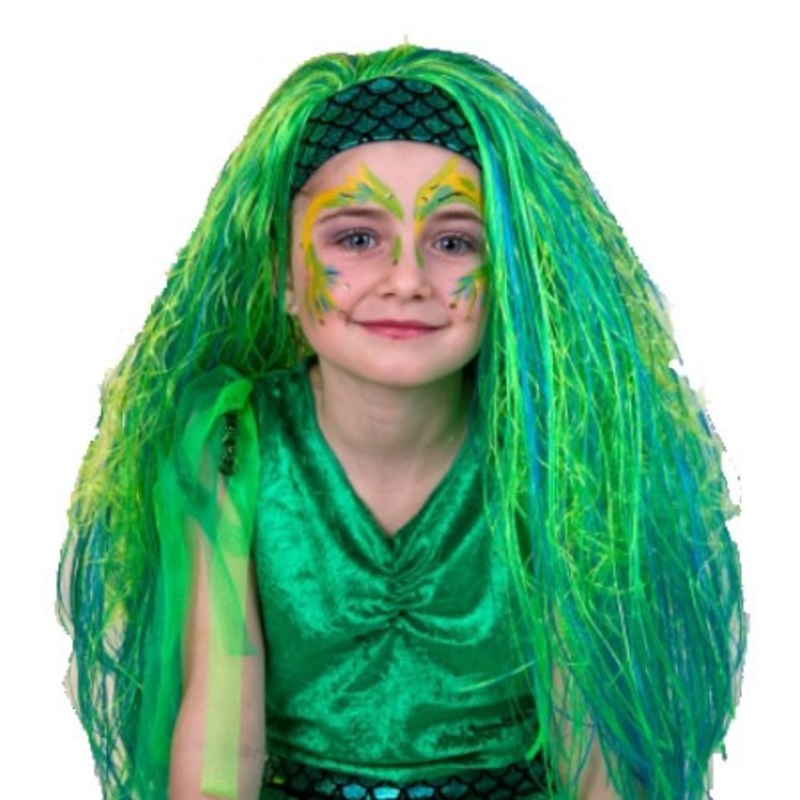 Green Luminous Water Mermaids Wig