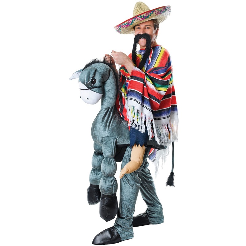 Mexican on donkey piggyback costume