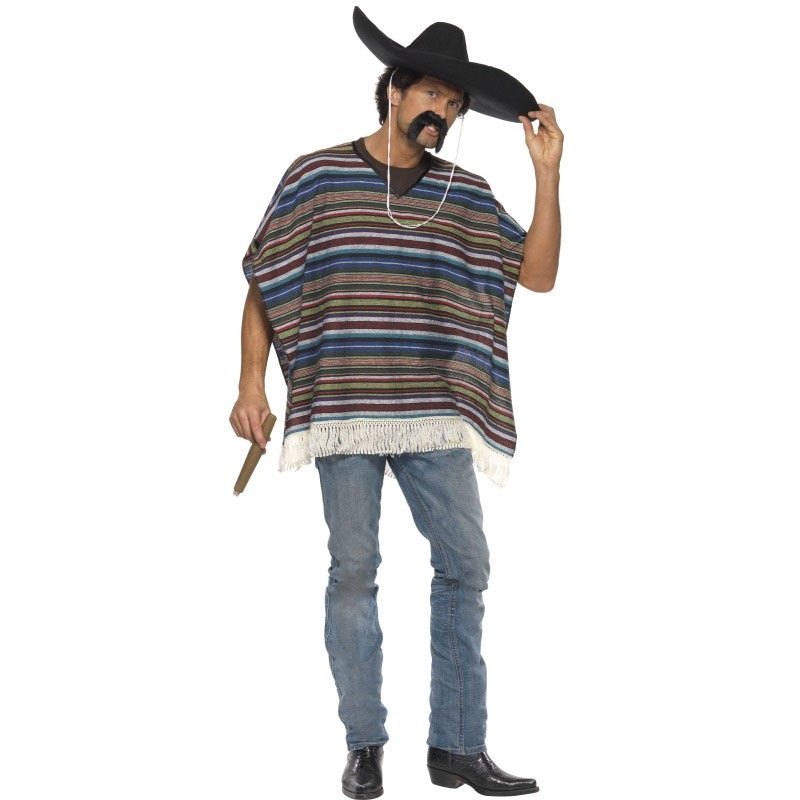 Mexican poncho for men
